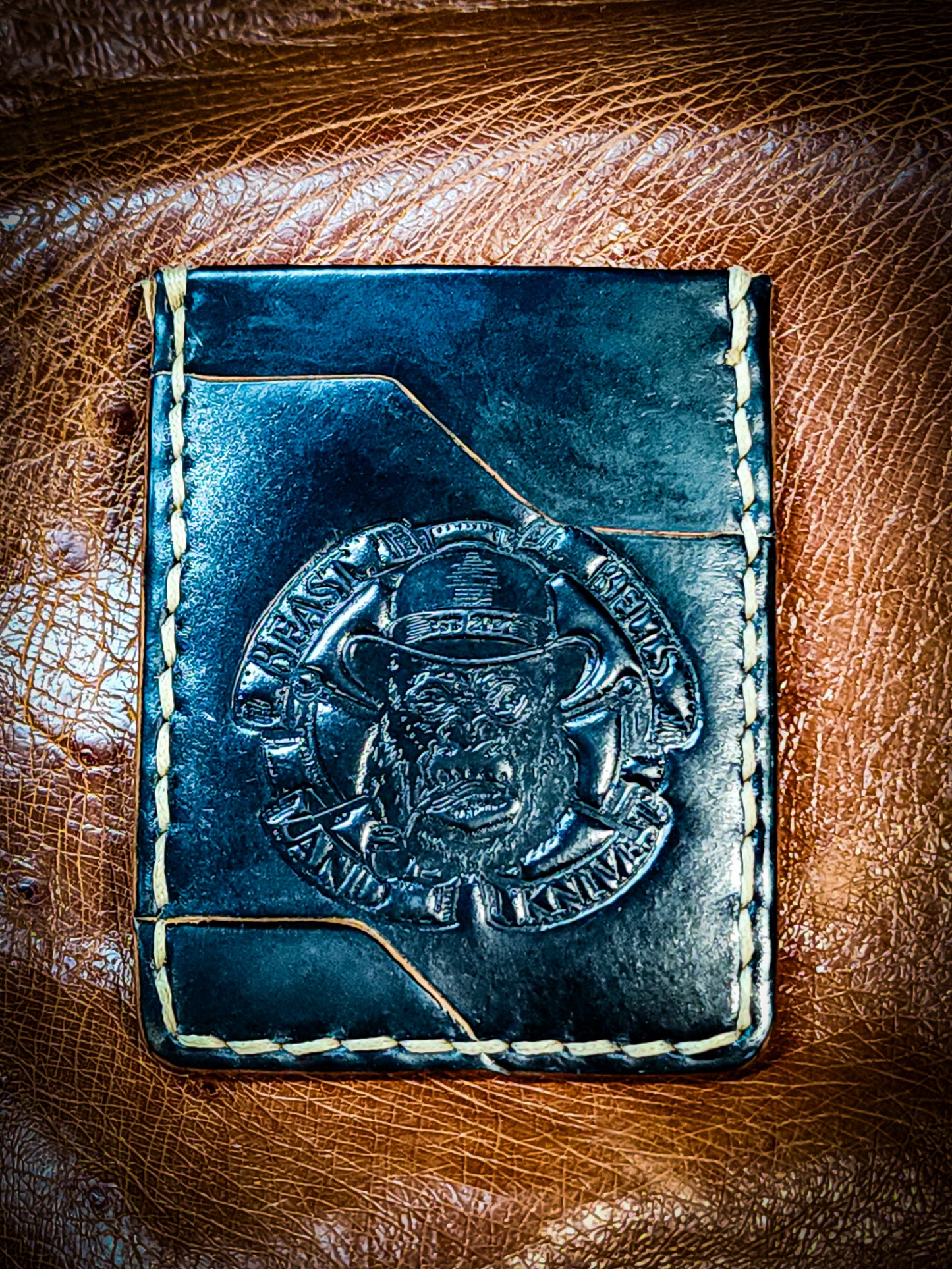 Horween Shell Cordovan Minimalist Wallet - Handcrafted Leather