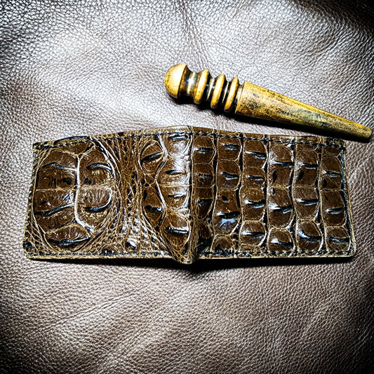 Faux Gator Hide Wallet