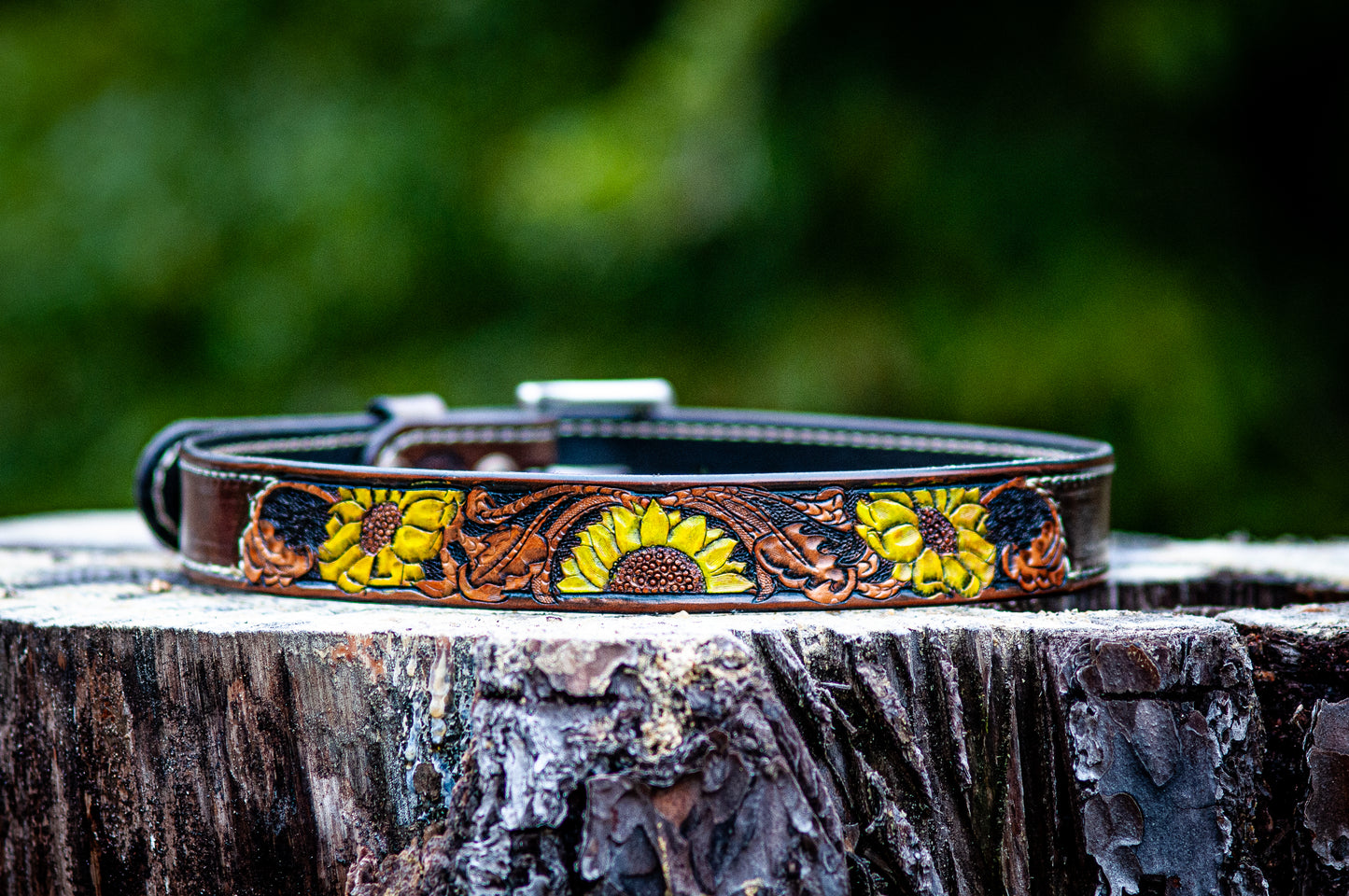 Hand tooled belts