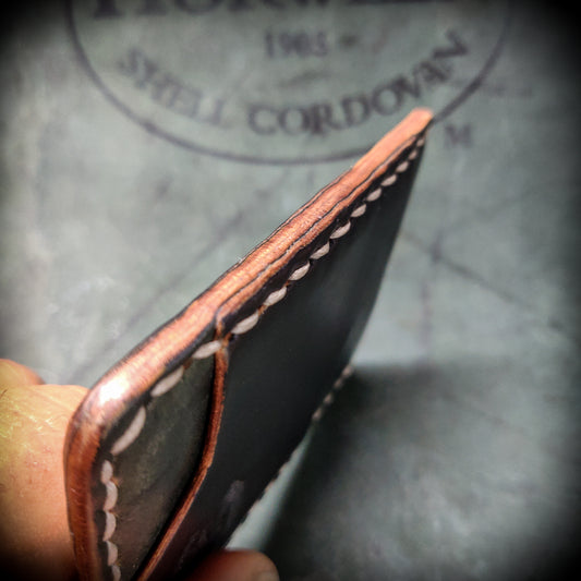 Black Cordovan Minimalist Wallet